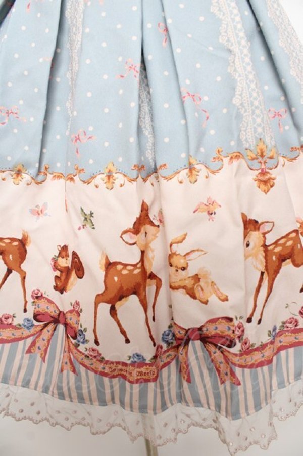 画像4: Innocent World / リバイバルロッタジャンパースカート M サックス Y-25-10-31-036-IW-OP-SZ-ZY (4)