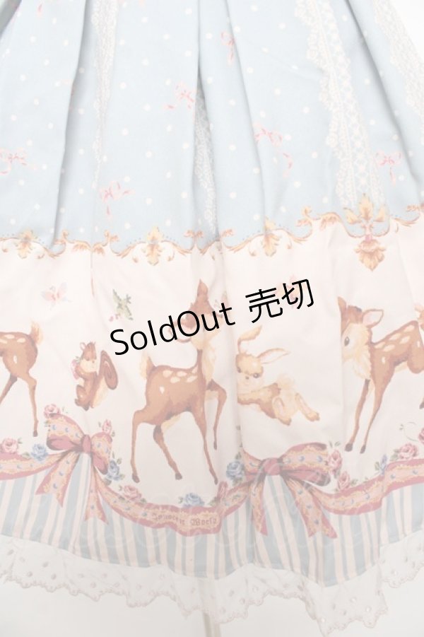 画像4: Innocent World / リバイバルロッタジャンパースカート M サックス Y-25-10-31-036-IW-OP-SZ-ZY (4)