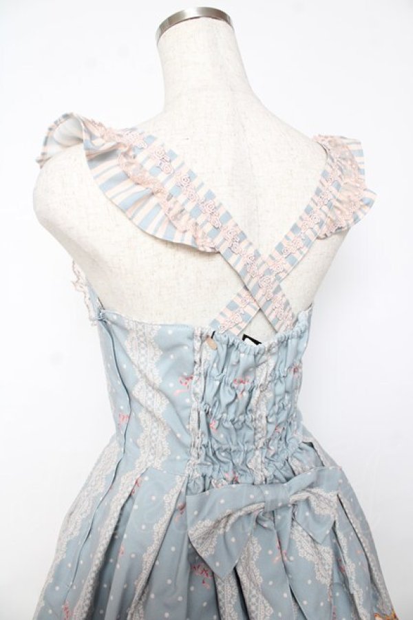 画像5: Innocent World / リバイバルロッタジャンパースカート M サックス Y-25-10-31-036-IW-OP-SZ-ZY (5)