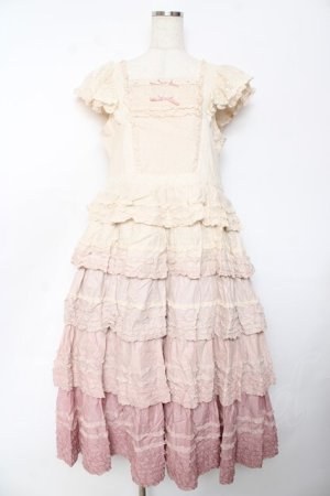 画像: PINK HOUSE / ローンティアードワンピース F ピンク Y-25-10-31-037-LO-OP-SZ-ZY