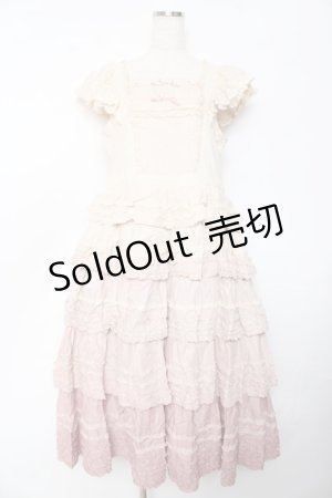 画像: PINK HOUSE / ローンティアードワンピース F ピンク Y-25-10-31-037-LO-OP-SZ-ZY