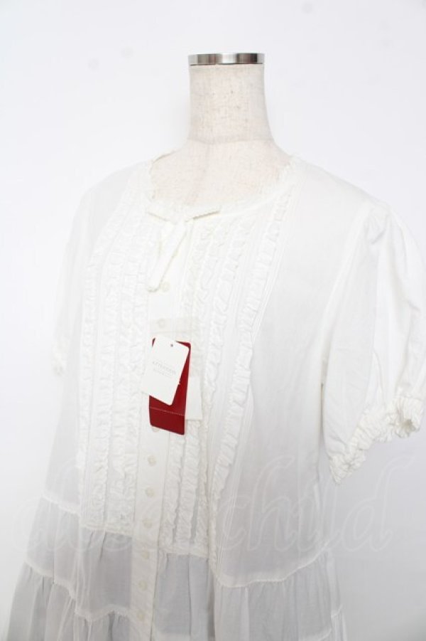 画像4: PINK HOUSE / ティアードロングワンピース F 白 Y-25-10-31-038-LO-OP-AS-ZY (4)