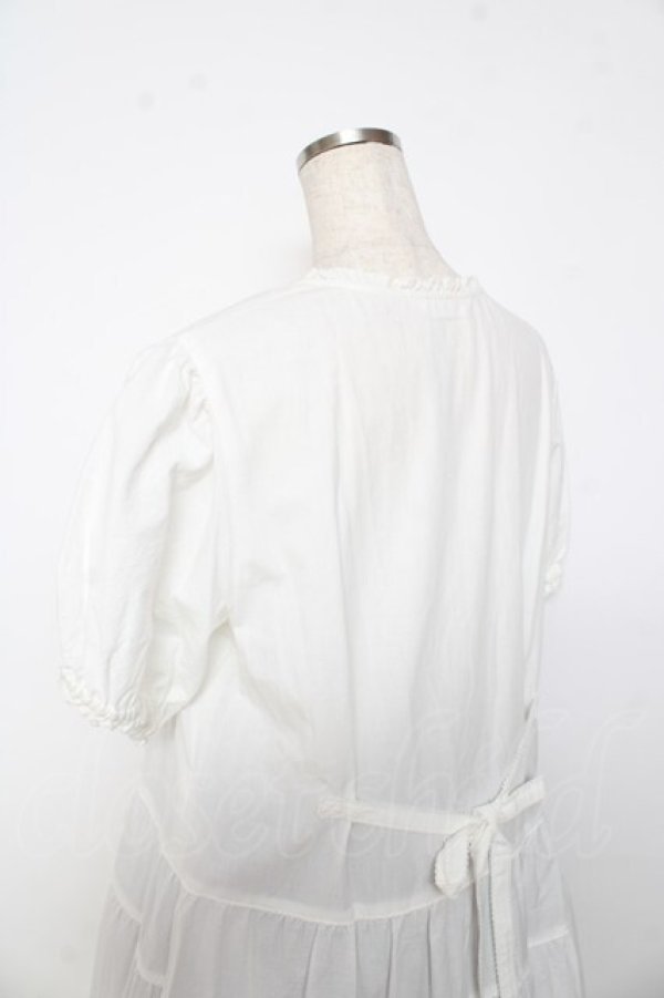 画像5: PINK HOUSE / ティアードロングワンピース F 白 Y-25-10-31-038-LO-OP-AS-ZY (5)