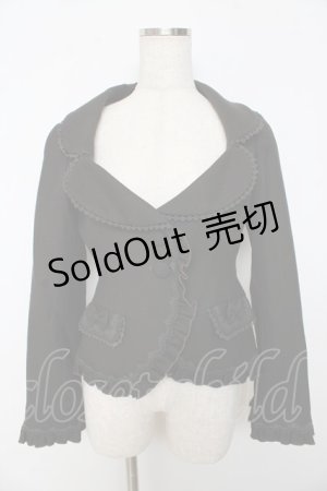 画像: Mary Magdalene / エマニュエルフリルジャケット  ブラウン Y-25-10-31-040-CL-JA-AS-ZY