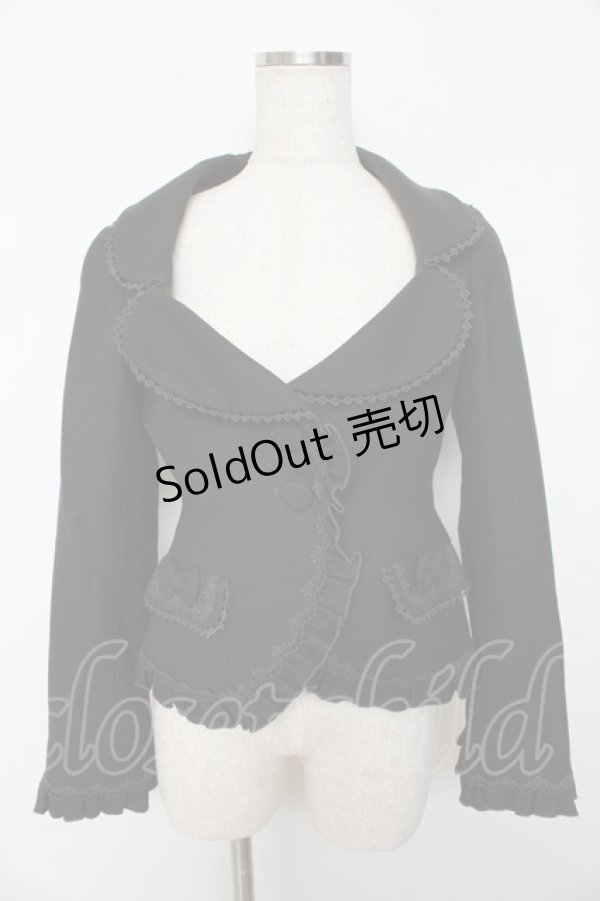 画像1: Mary Magdalene / エマニュエルフリルジャケット  ブラウン Y-25-10-31-040-CL-JA-AS-ZY (1)