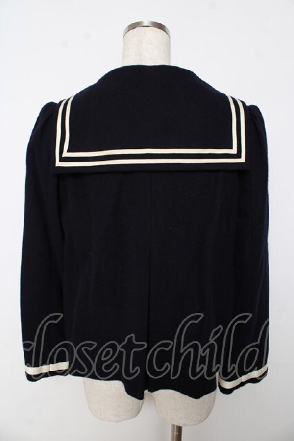 画像2: Innocent World / セーラーショートジャケット M ネイビー Y-25-10-31-041-IW-CO-AS-ZY (2)