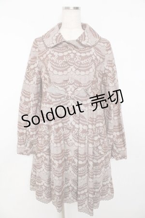 画像: Angelic Pretty / ホイップジャガードトレンチコート  ブラウン Y-25-10-31-046-AP-JA-SZ-ZS