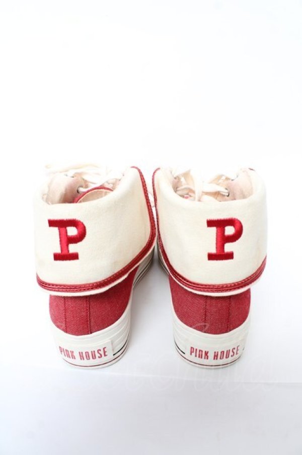 画像3: PINK HOUSE / セーラーカラーハイカットスニーカー   Y-25-10-31-005-LO-SH-SZ-ZY (3)