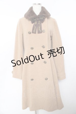 画像: Innocent World / オリジナルロゴリボンコート M キャメル Y-25-10-31-050-IW-CO-SZ-ZY