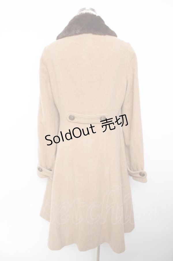 画像2: Innocent World / オリジナルロゴリボンコート M キャメル Y-25-10-31-050-IW-CO-SZ-ZY (2)