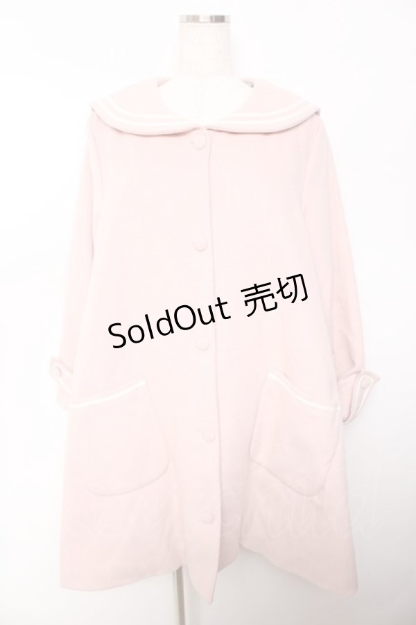 画像1: LIEF / セーラーコート  ピンク Y-25-10-31-051-LO-CO-SZ-ZY (1)
