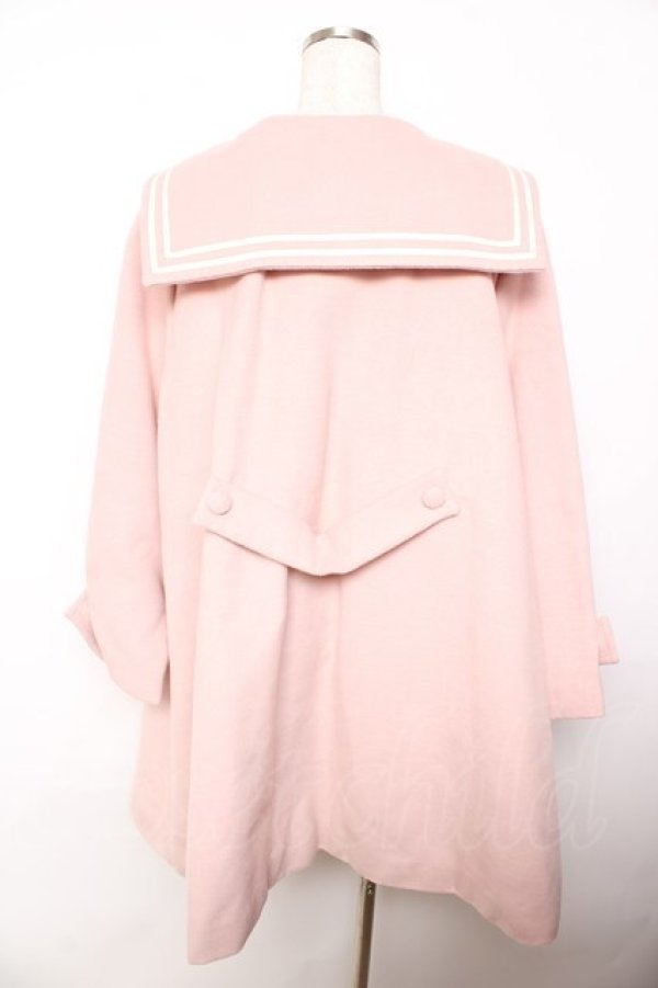 画像2: LIEF / セーラーコート  ピンク Y-25-10-31-051-LO-CO-SZ-ZY (2)