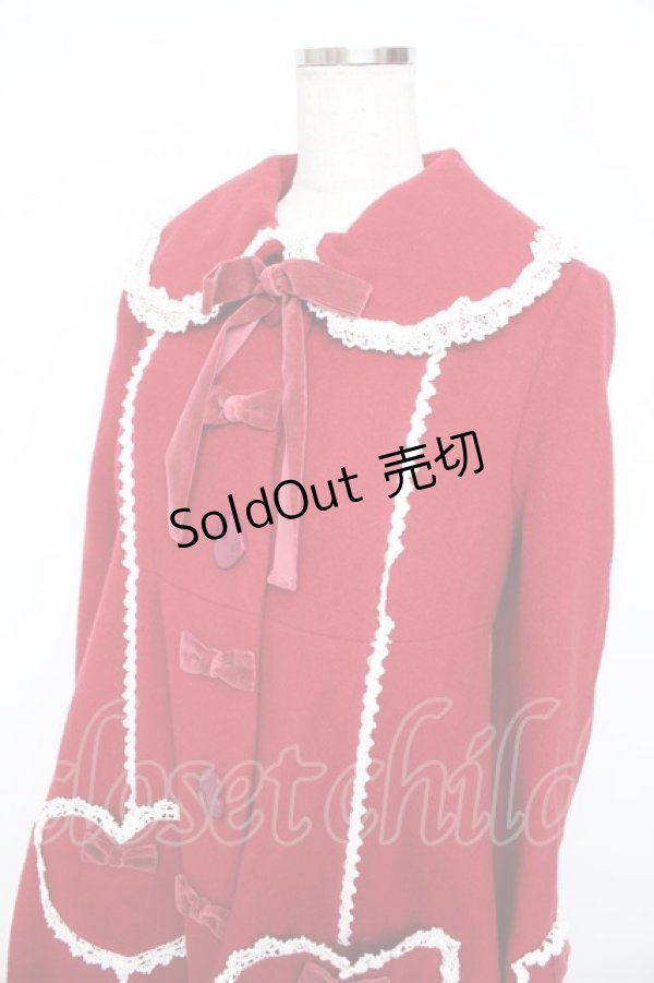 画像3: Angelic Pretty / Lovelyハートポッケコート  赤 Y-25-10-31-052-AP-CO-SZ-ZY (3)