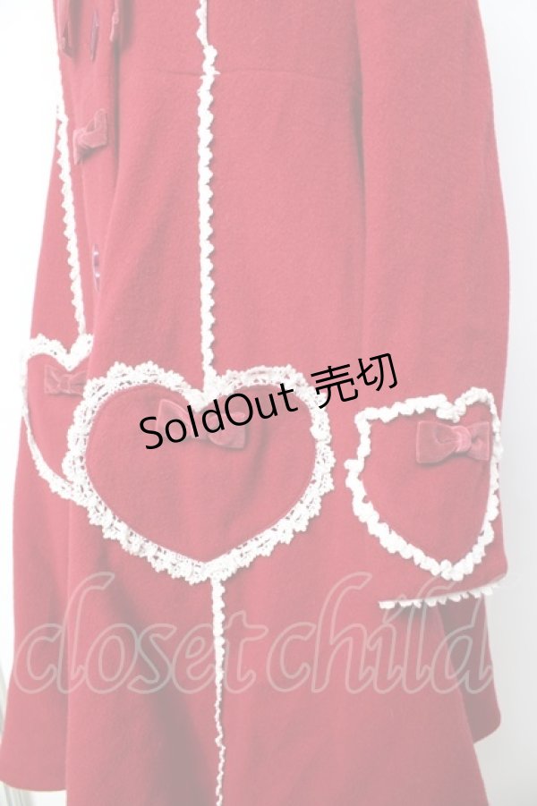画像4: Angelic Pretty / Lovelyハートポッケコート  赤 Y-25-10-31-052-AP-CO-SZ-ZY (4)