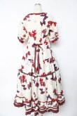 画像2: PINK HOUSE / リボンプリントワンピース F アイボリー Y-25-10-31-053-LO-OP-AS-ZY (2)