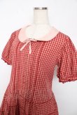 画像3: PINK HOUSE / カラーギンガムチェックワンピース F 赤 Y-25-10-31-054-LO-OP-AS-ZY (3)