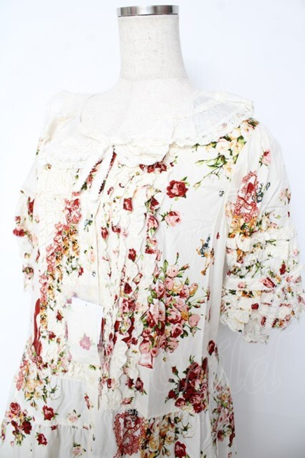 画像3: PINK HOUSE / アンジェリークローズプリントワンピース F アイボリー Y-25-10-31-055-LO-OP-AS-ZY (3)