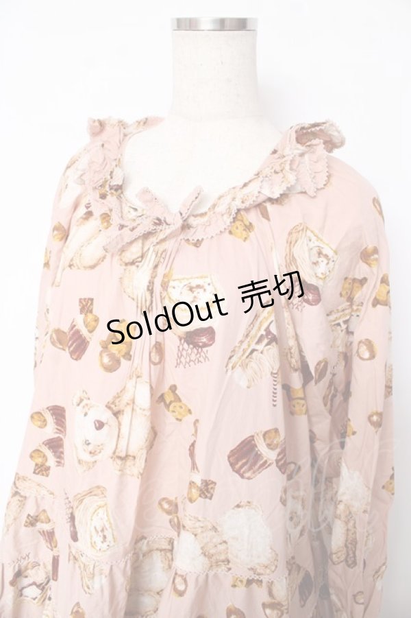 画像3: PINK HOUSE / ビターパンダプリントミディ丈ワンピース F ピンク Y-25-10-31-056-LO-SK-AS-ZY (3)