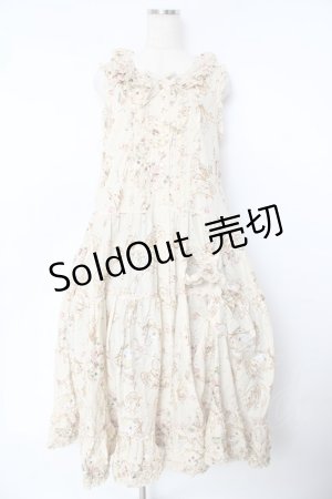 画像: PINK HOUSE / ティータイムプリントワンピース F アイボリー Y-25-10-31-057-LO-OP-AS-ZY