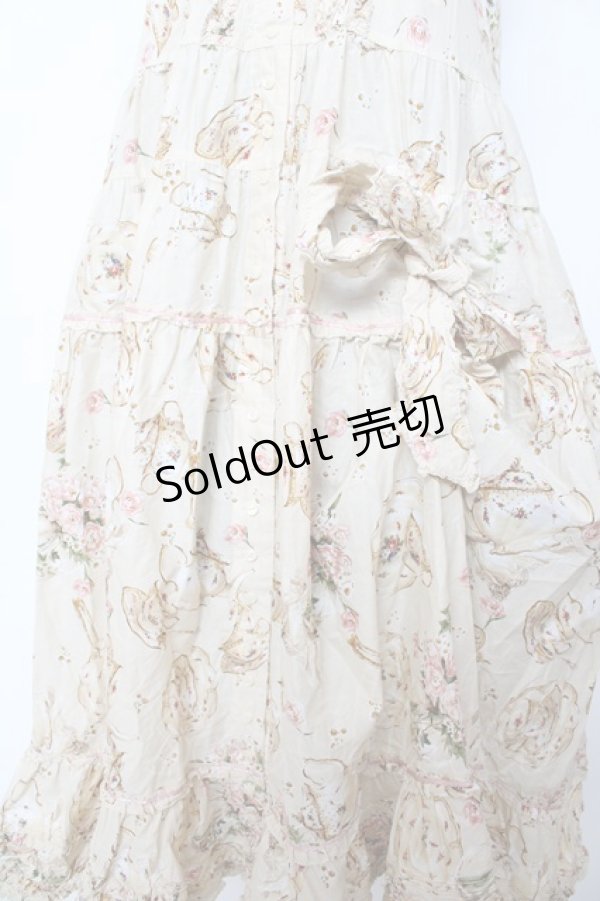 画像4: PINK HOUSE / ティータイムプリントワンピース F アイボリー Y-25-10-31-057-LO-OP-AS-ZY (4)