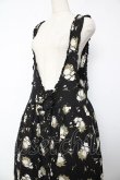 画像3: PINK HOUSE / ひな菊柄ジャンパースカート F 黒 Y-25-10-31-059-LO-OP-SZ-ZY (3)
