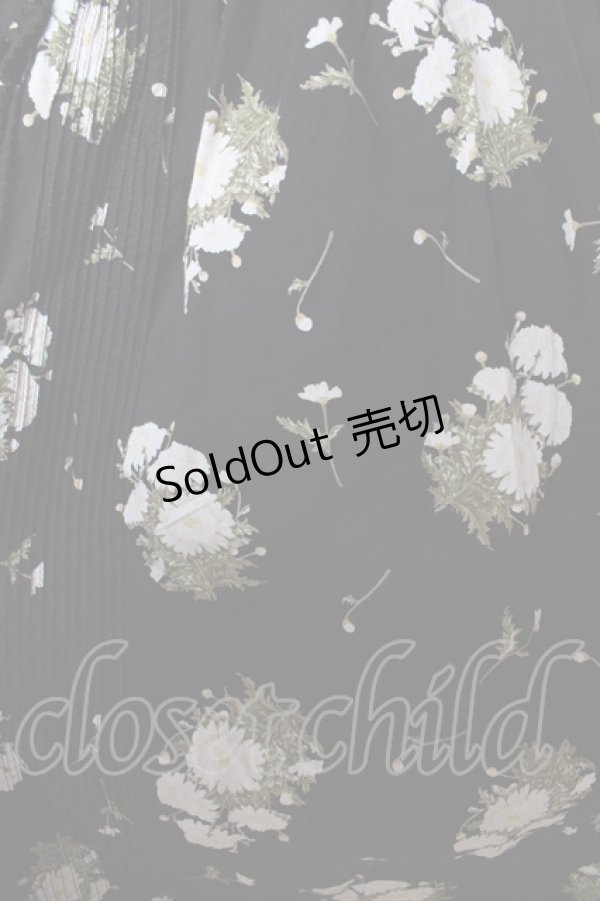 画像4: PINK HOUSE / ひな菊柄ジャンパースカート F 黒 Y-25-10-31-059-LO-OP-SZ-ZY (4)