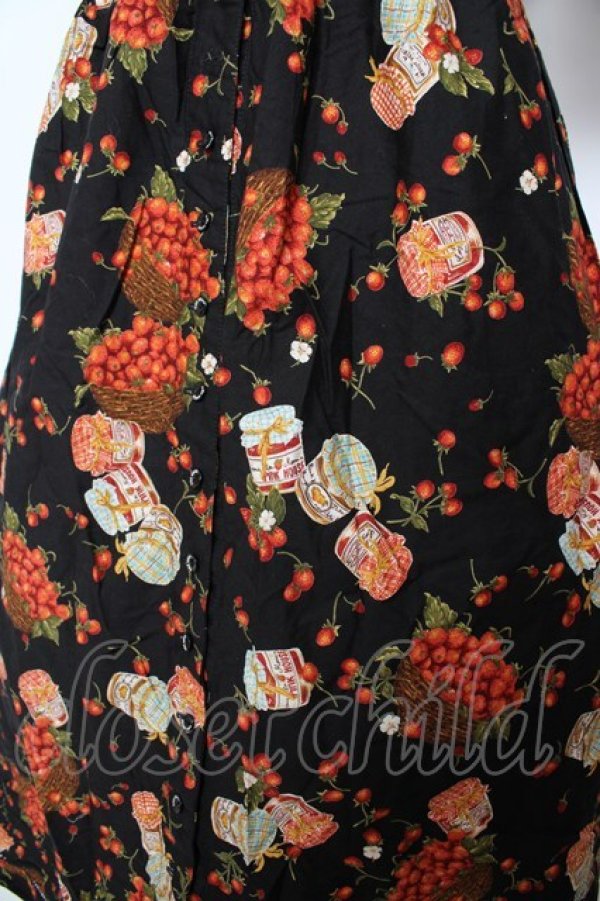 画像4: PINK HOUSE / ベリーベリージャムワンピース F 黒 Y-25-10-31-061-LO-OP-AS-ZY (4)