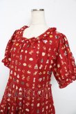 画像3: PINK HOUSE / Pink House Favoritesプリントワンピース F 赤 Y-25-10-31-065-LO-OP-AS-ZY (3)