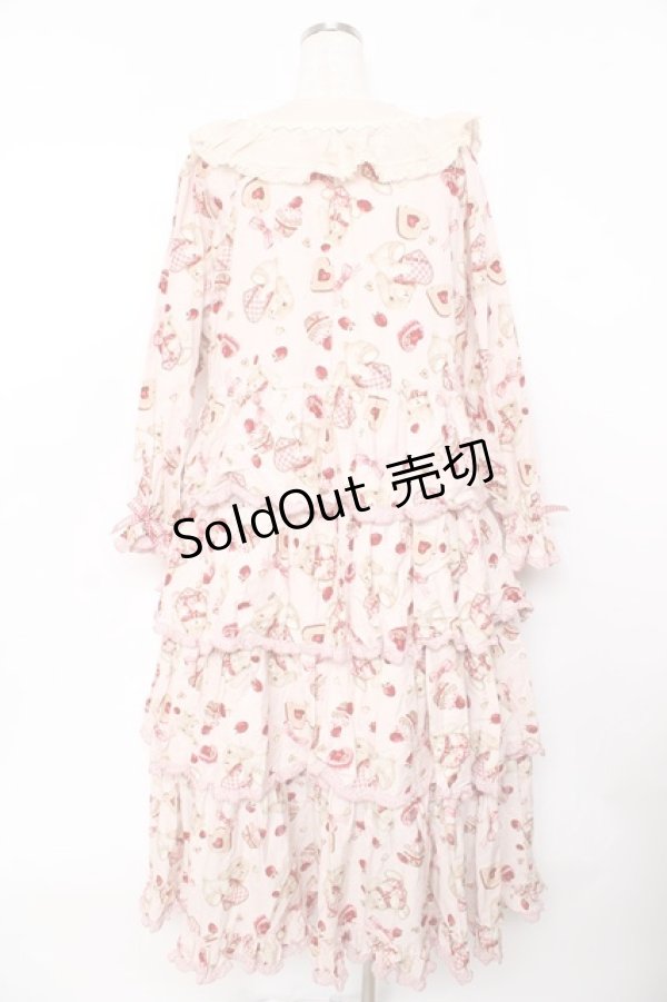 画像2: PINK HOUSE / sweets lop ear bunnyワンピース F ピンク Y-25-10-31-070-LO-OP-AS-ZY (2)