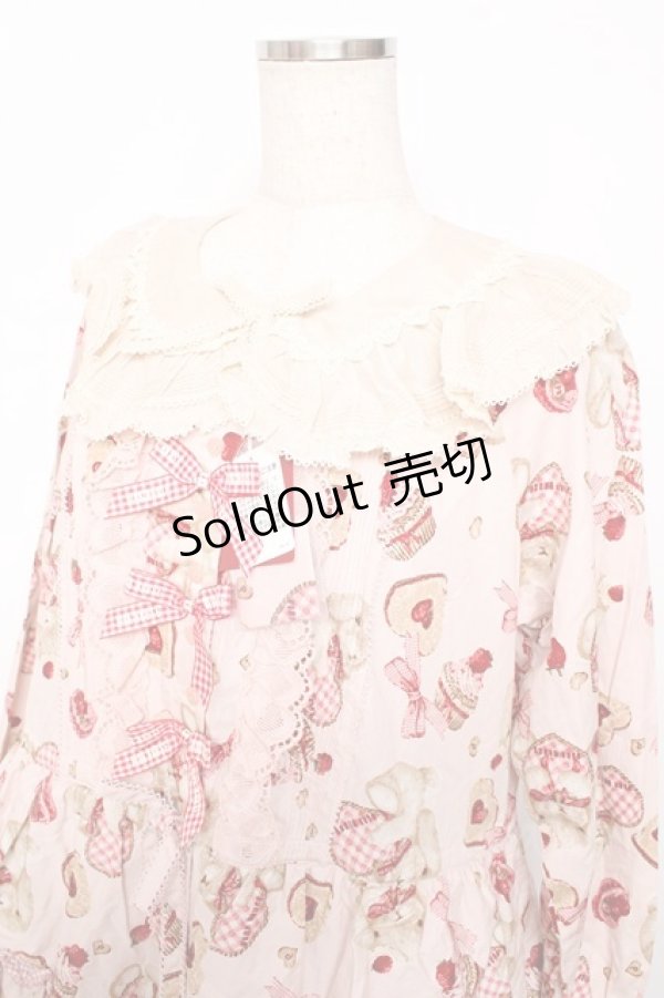 画像3: PINK HOUSE / sweets lop ear bunnyワンピース F ピンク Y-25-10-31-070-LO-OP-AS-ZY (3)