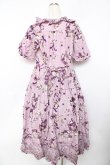 画像2: PINK HOUSE / ローズリースプリントワンピース F ラベンダー Y-25-10-31-071-LO-OP-AS-ZY (2)