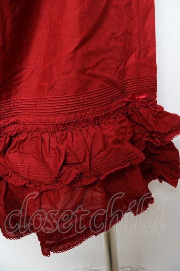 画像3: PINK HOUSE / フリル使いローンドロワーズ F 赤 Y-25-10-31-079-LO-PA-AS-ZY (3)