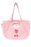 画像1: PINK HOUSE / いちご刺繍ワッペントートバッグ F ピンク Y-25-10-31-002-LO-BG-SZ-ZY (1)
