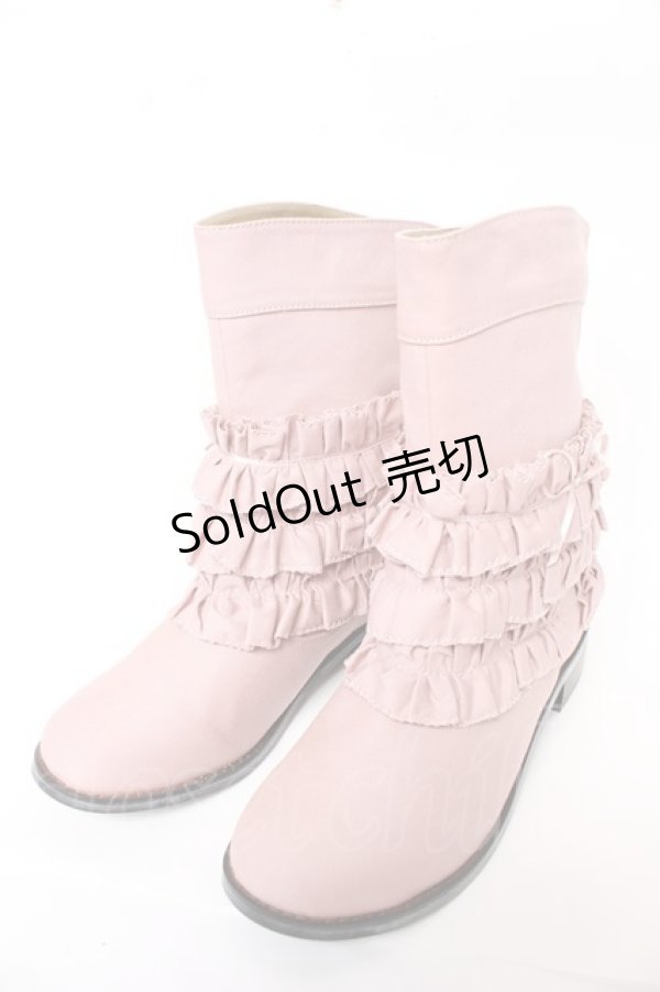 画像1: PINK HOUSE / ピコフリルアップブーツ   Y-25-10-31-008-LO-SH-AS-ZY (1)