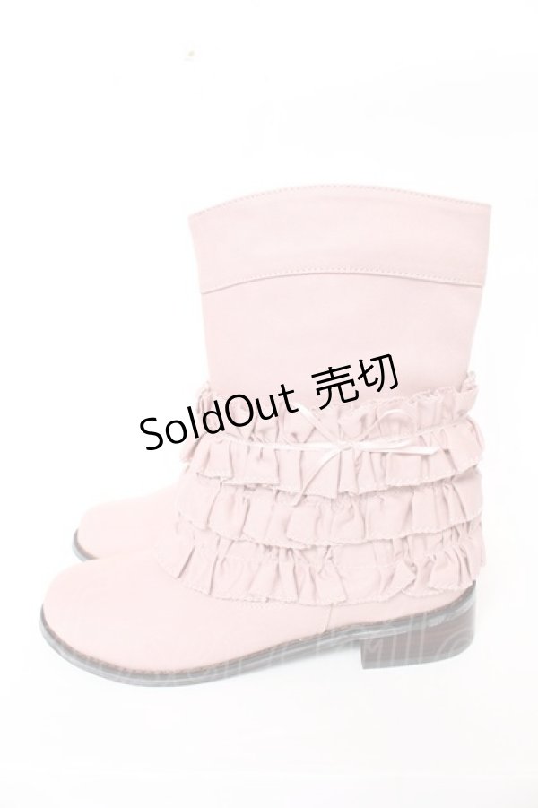画像2: PINK HOUSE / ピコフリルアップブーツ   Y-25-10-31-008-LO-SH-AS-ZY (2)