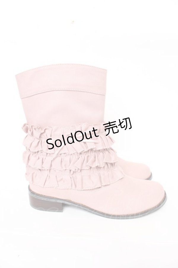 画像4: PINK HOUSE / ピコフリルアップブーツ   Y-25-10-31-008-LO-SH-AS-ZY (4)