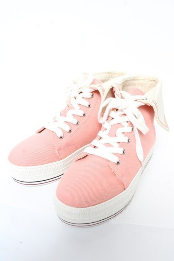 画像1: PINK HOUSE / セーラーカラーハイカットスニーカー   Y-25-10-31-009-LO-SH-SZ-ZY (1)