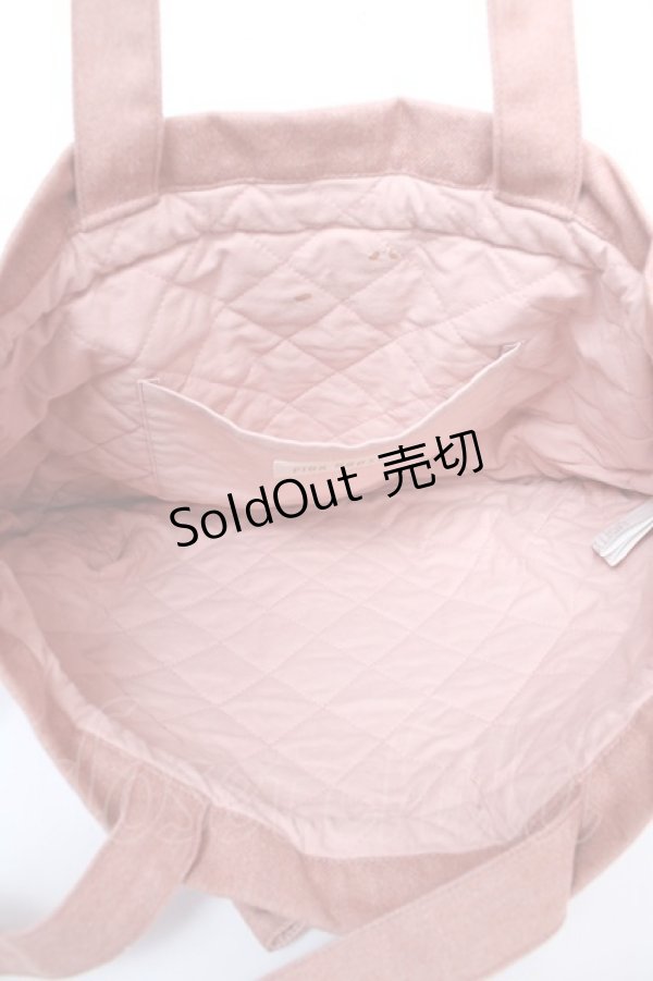 画像3: PINK HOUSE / いちご刺繍ワッペントートバッグ F ピンク Y-25-10-31-002-LO-BG-SZ-ZY (3)