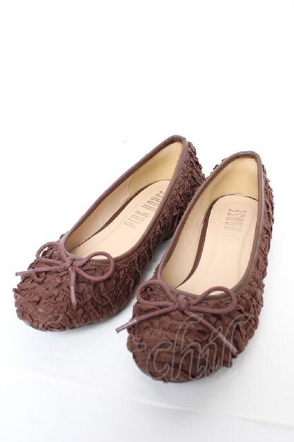 画像1: PINK HOUSE / ピコフリルバレーシューズ   Y-25-10-31-017-LO-SH-AS-ZY (1)