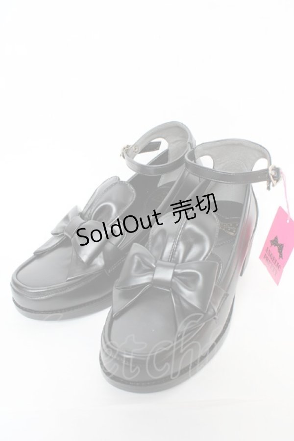 画像1: Angelic Pretty / Bunny Collegeシューズ   Y-25-10-31-020-AP-SH-AS-ZY (1)