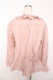 画像2: PINK HOUSE / ローンフリルオーバーブラウス F ピンク Y-25-10-31-025-LO-BL-AS-ZY (2)