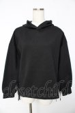 画像1: axes femme / サイドリボンパーカープルオーバー F 黒 Y-25-11-01-058-AX-TO-SZ-ZY (1)