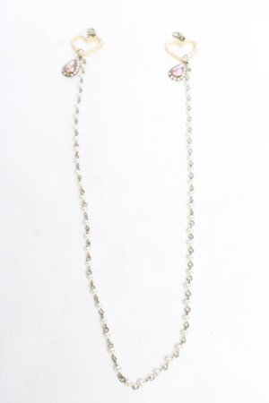 画像: Rojita / チャーム付きマスクチェーン  ピンク Y-25-11-01-010-LO-AC-SZ-ZY