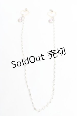 画像: Rojita / チャーム付きマスクチェーン  ピンク Y-25-11-01-010-LO-AC-SZ-ZY