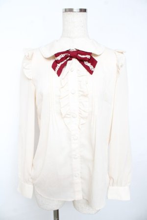 画像: Secret Honey / バラレースブラウス 2 キナリ Y-25-11-01-069-CA-BL-SZ-ZY