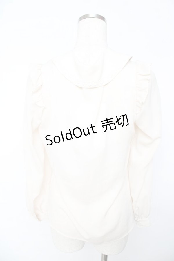 画像2: Secret Honey / バラレースブラウス 2 キナリ Y-25-11-01-069-CA-BL-SZ-ZY (2)