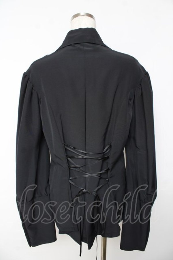 画像2: ATELIER BOZ / ミストレスブラウス  ブラック Y-25-11-01-071-EL-BL-SZ-ZY (2)
