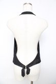 画像2: BPN FOR MEN / ピンストライプホルターベスト M 黒 Y-25-11-01-073-GO-TO-SZ-ZY (2)