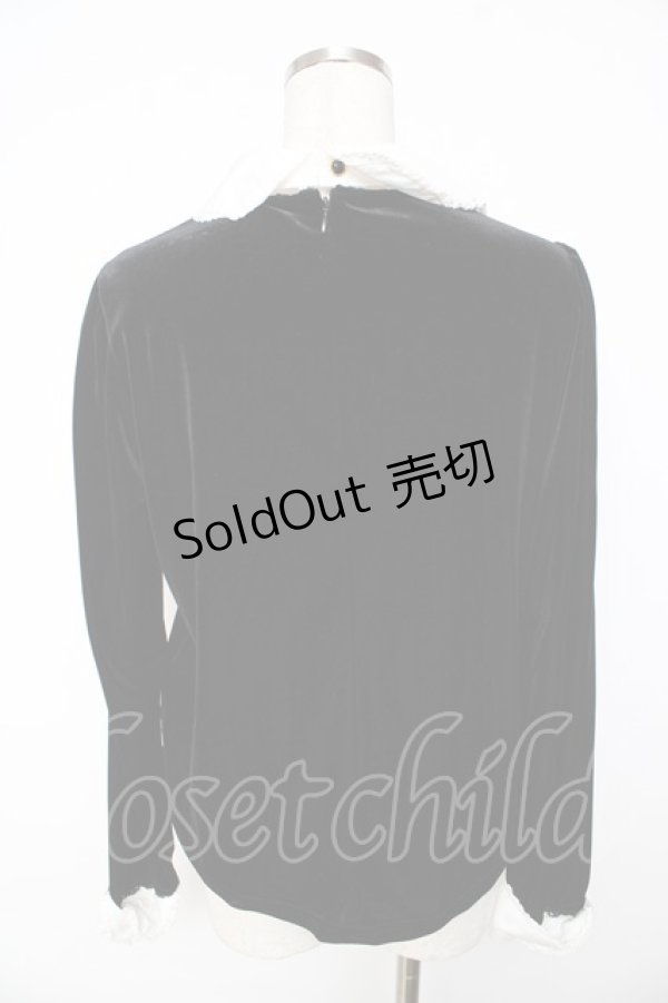 画像2: Angelic Pretty / Velvet Ribbonカットソー  黒 Y-25-11-01-075-AP-TO-SZ-ZY (2)