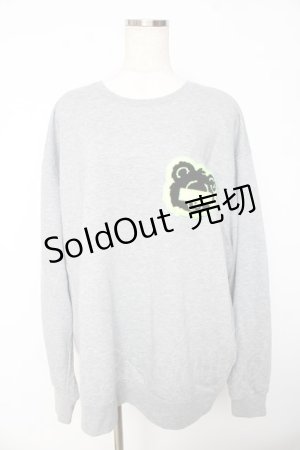 画像: LAND by MILK BOY / サガラワッペンスウェット  グレー Y-25-11-01-078-PU-TO-SZ-ZY
